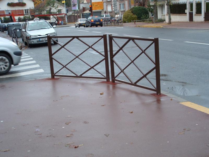 Barrière de ville acier Rome